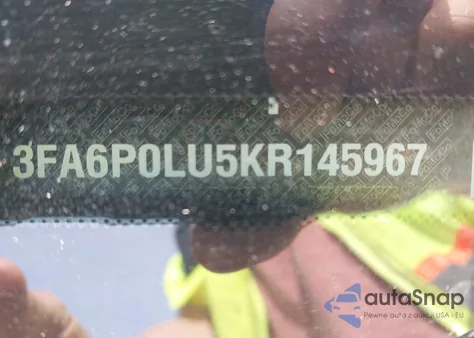 2019 Ford Fusion Hybrid Se из США, поврежденный, VIN 3FA6P0LU5KR145967